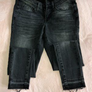 Mossimo Black Mid-Rise Skinny Jean - Size 2